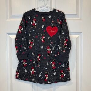 Disney Minnie Mouse Limited Edition Holiday Dress‎ Size 4